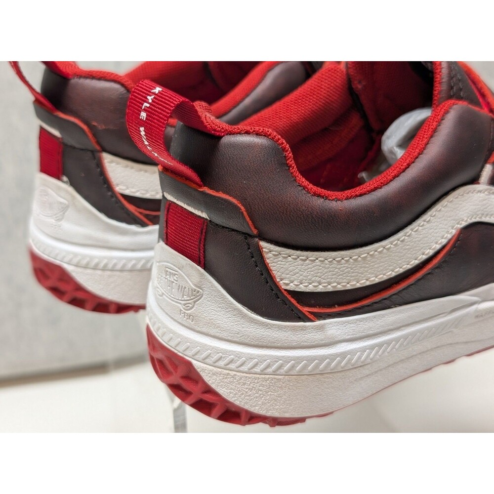 Vans Kyle Walker Pro 2 Mens Size 6.5 Brown Maroon Athletic Leather Shoes - Picture 5 of 8
